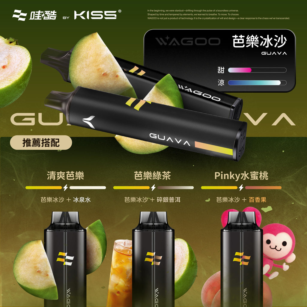KISS 哇酷 6500口【雙芯組合 口味自由混搭更好玩】
